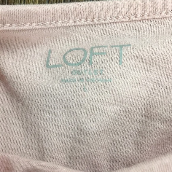 Loft light blush ballon sleeves blouse - Picture 3 of 6